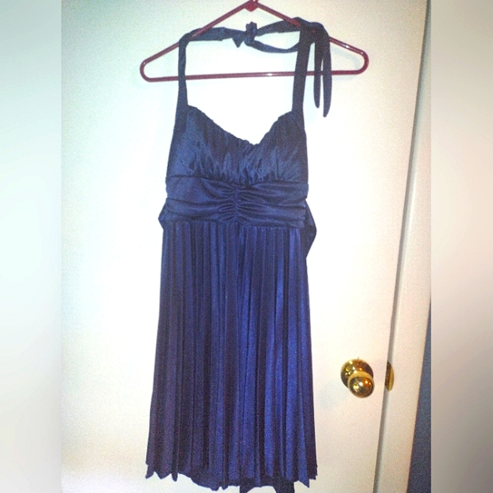Speechless Navy Medium Party Dress